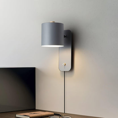 Pivo Plug In Cylinder Wall Lamp