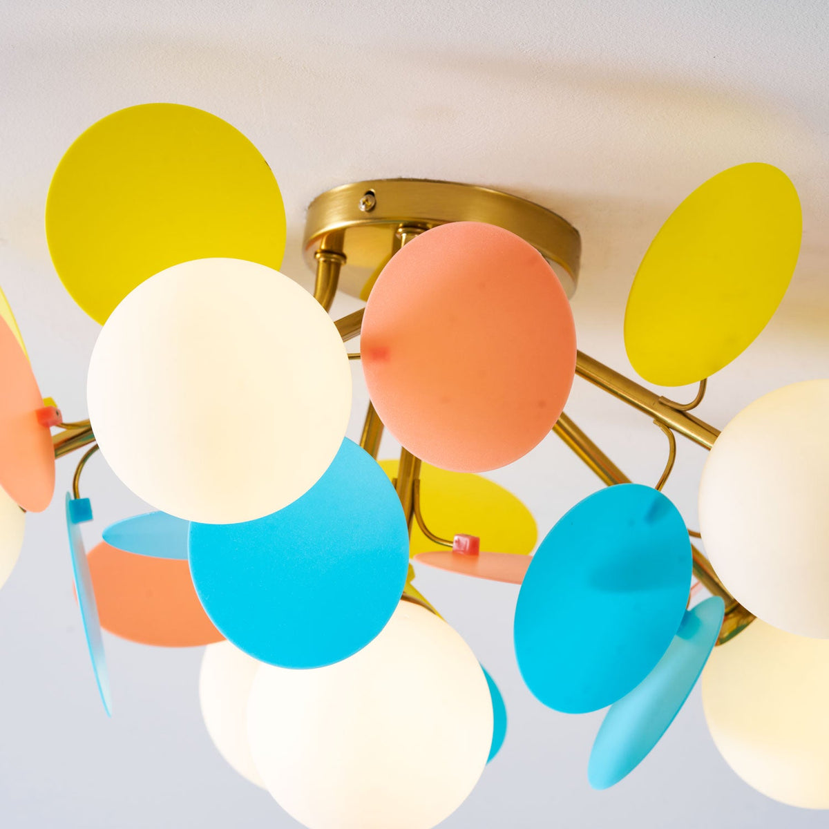 Macaron Pastel Disc Ceiling Light