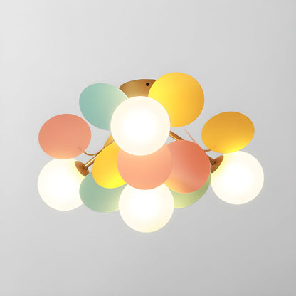 Macaron Pastel Disc Ceiling Light