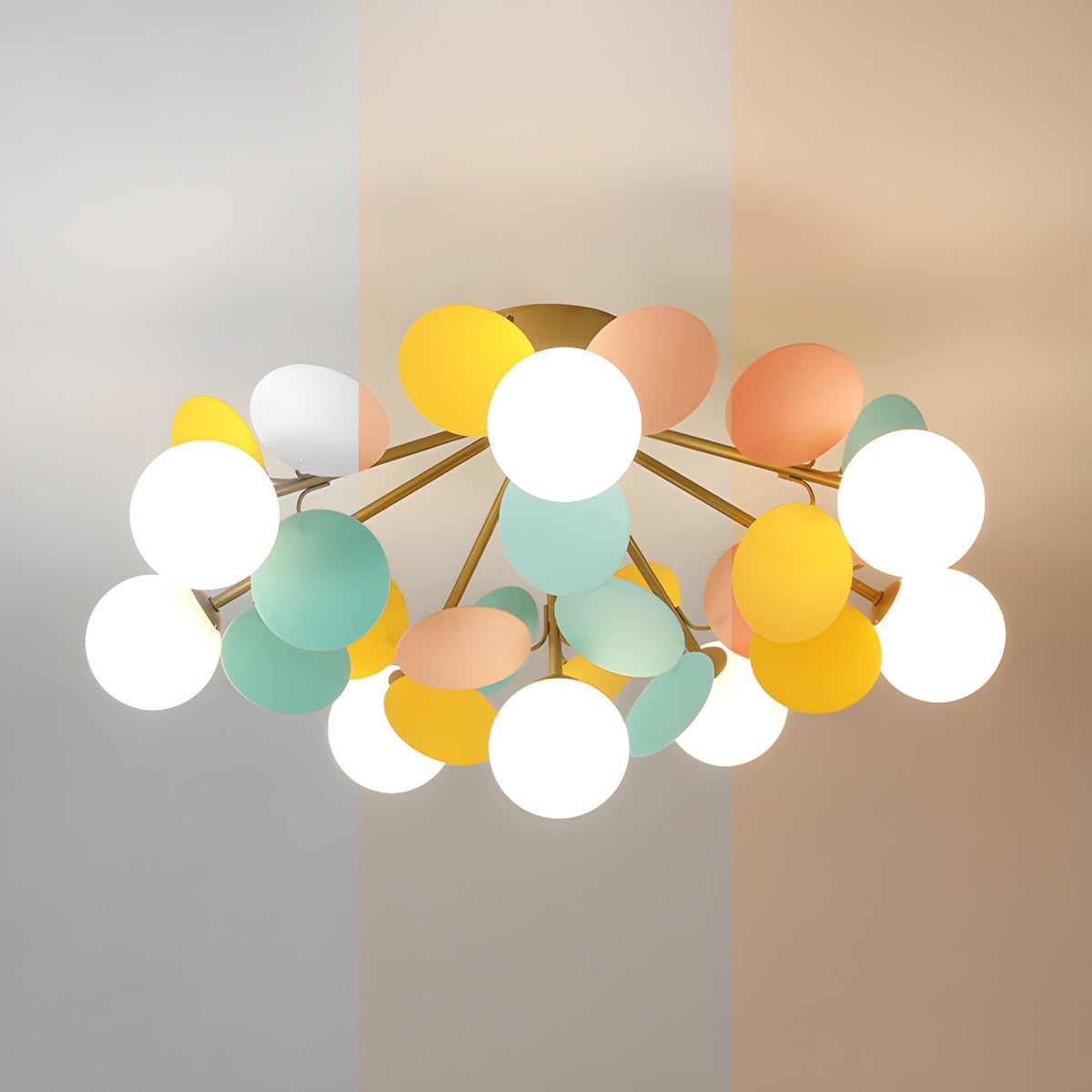 Macaron Pastel Disc Ceiling Light