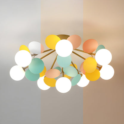 Macaron Pastel Disc Ceiling Light