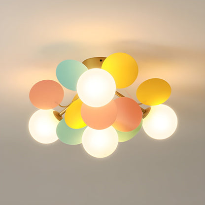 Macaron Pastel Disc Ceiling Light
