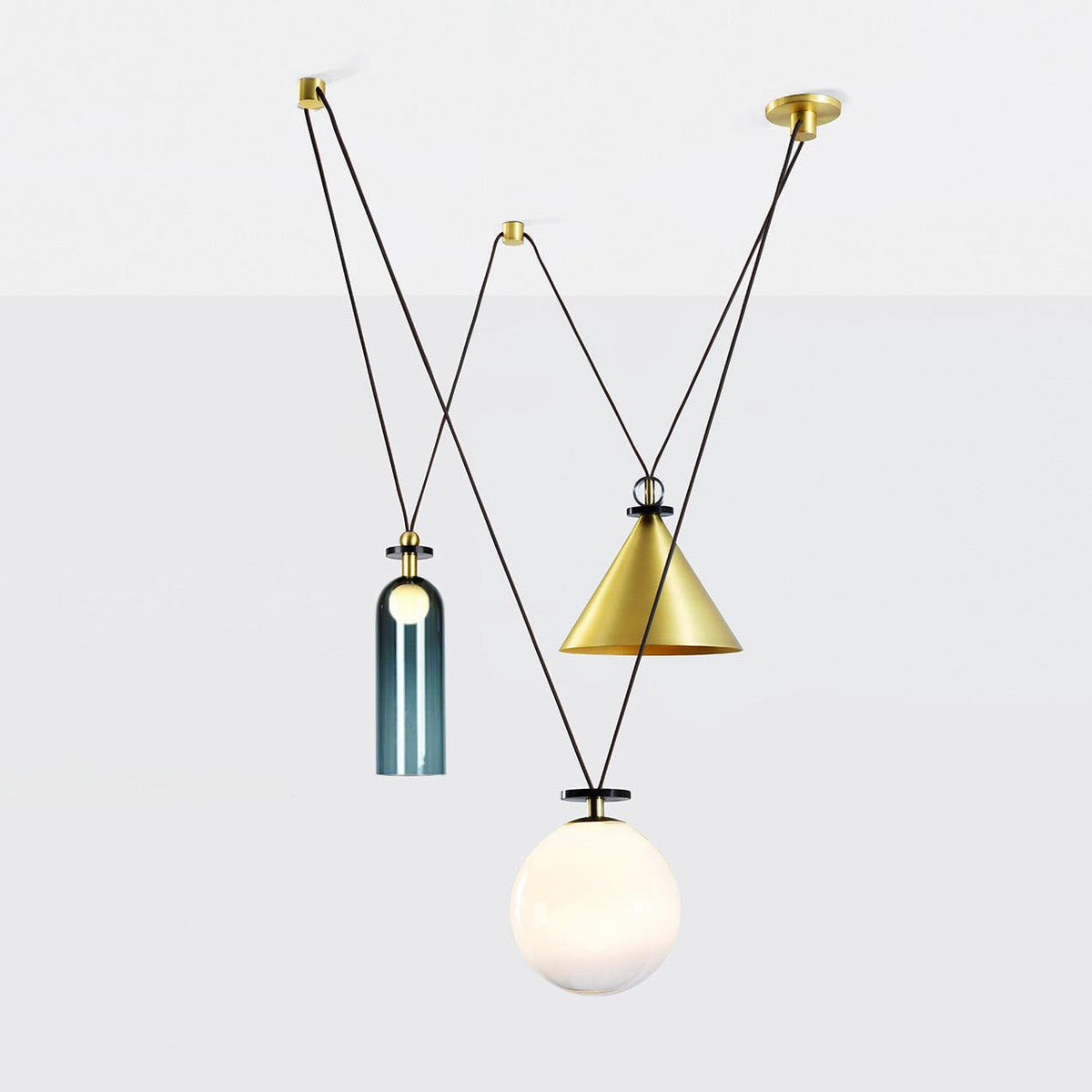 Kubik Geometric Modular Chandelier