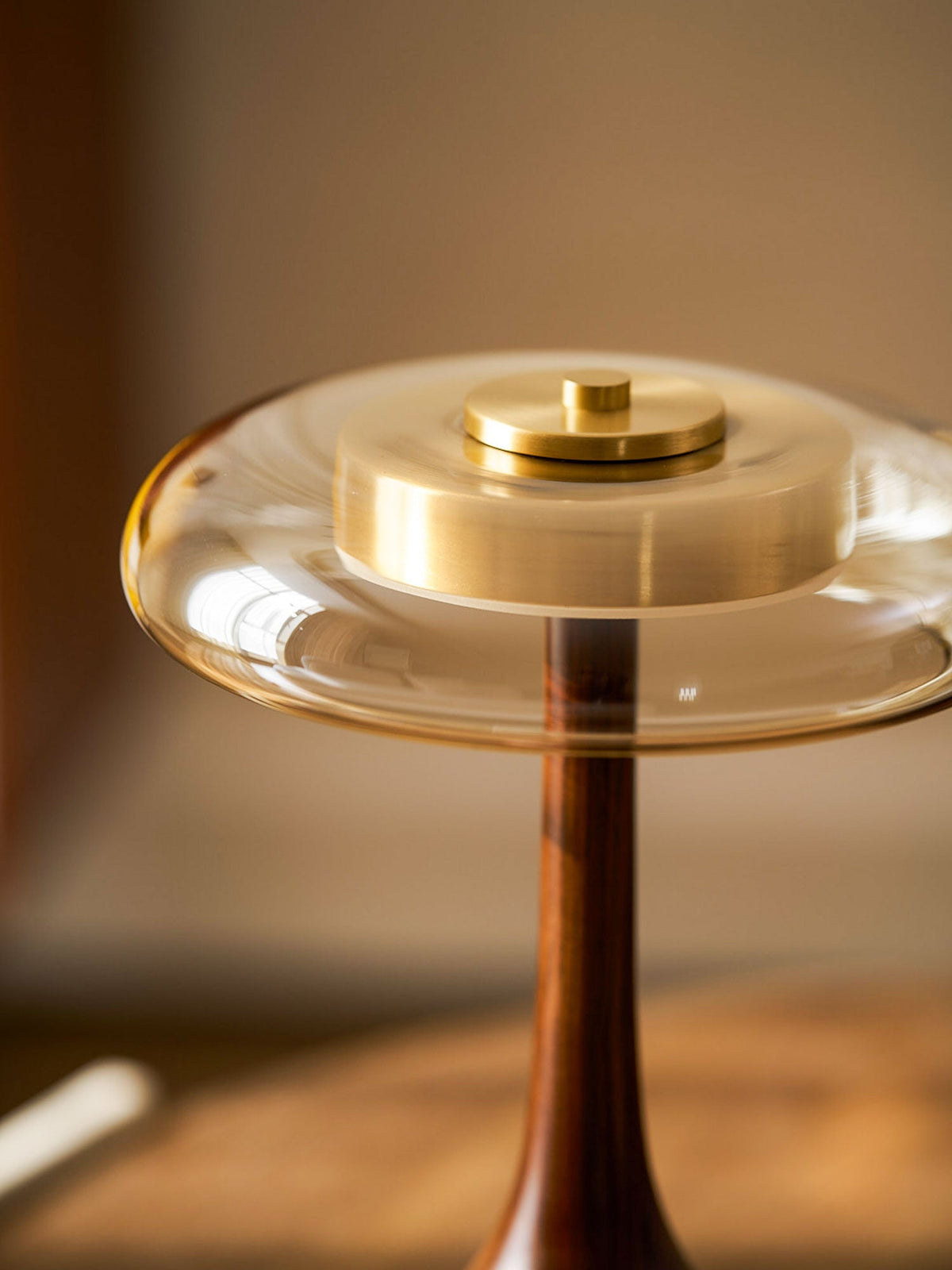 Ambra Amber Glass Table Lamp