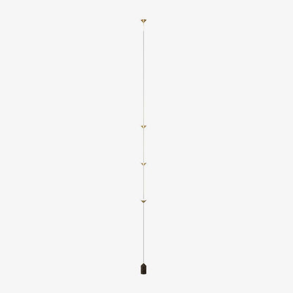 Soreluna Floor to Ceiling LED Floor Lamp with Marble Base