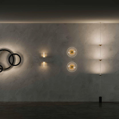Soreluna Floor to Ceiling LED Floor Lamp with Marble Base