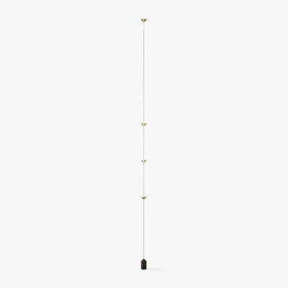 Soreluna Floor to Ceiling LED Floor Lamp with Marble Base