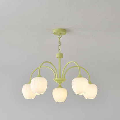 Tulipa Tulip Glass Multi Head Chandelier Ceiling Light