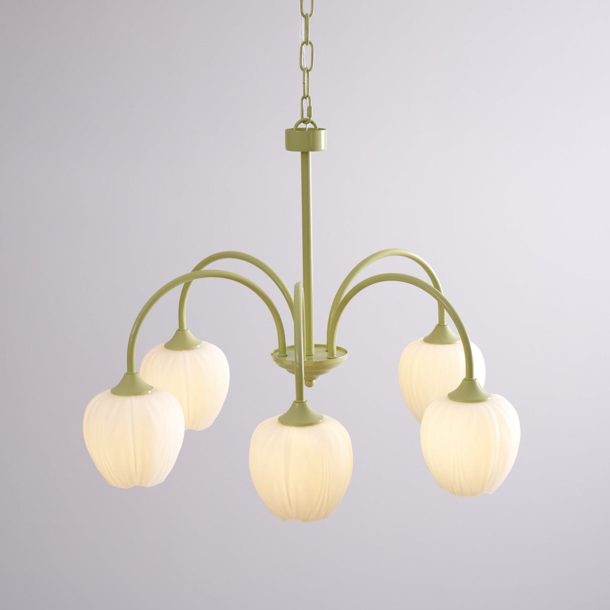 Tulipa Tulip Glass Multi Head Chandelier Ceiling Light