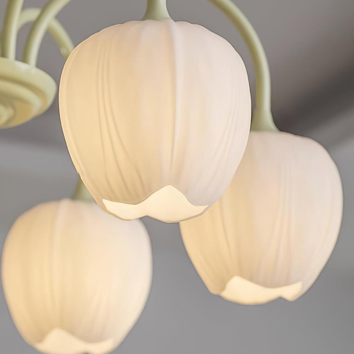 Tulipa Tulip Glass Multi Head Chandelier Ceiling Light