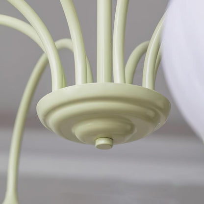 Tulipa Tulip Glass Multi Head Chandelier Ceiling Light