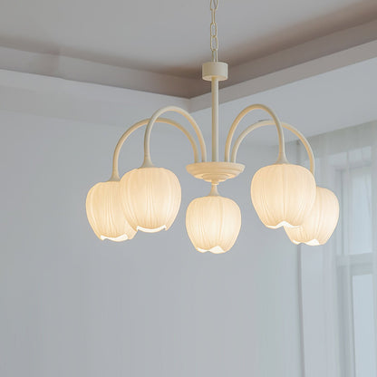 Tulipa Tulip Glass Multi Head Chandelier Ceiling Light