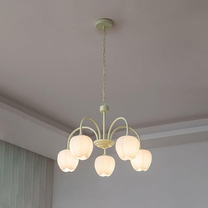 Tulipa Tulip Glass Multi Head Chandelier Ceiling Light