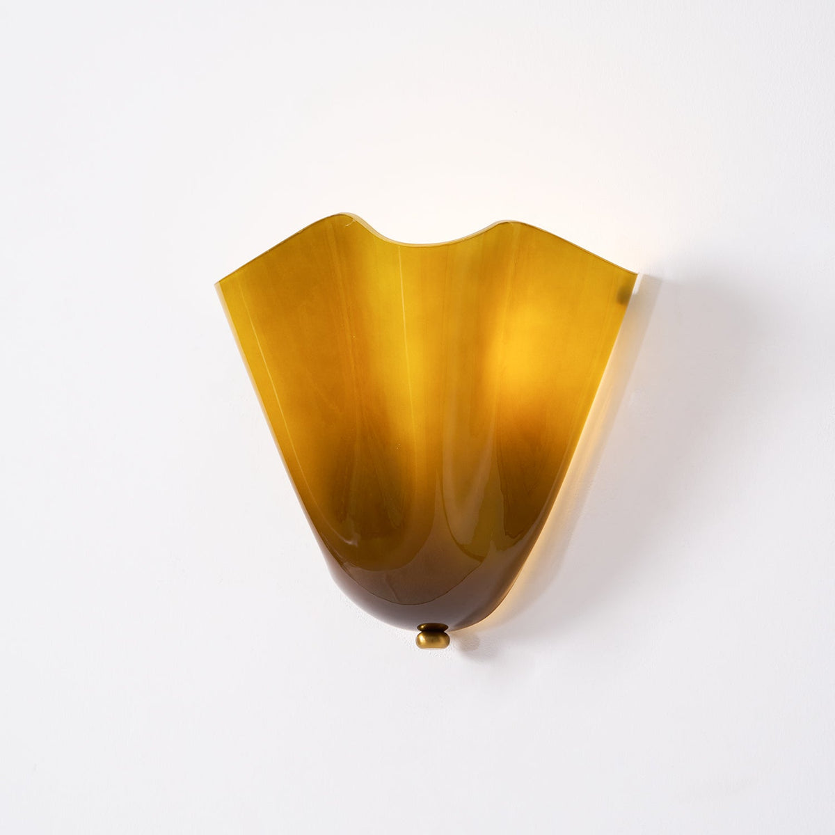 Petalia Organic Petal Glass Wall Sconce Light