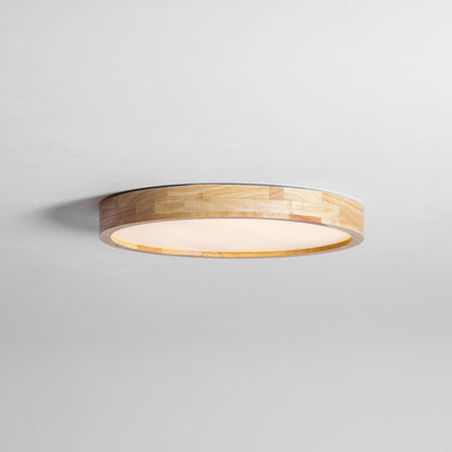 Doga Wood Flush Mount Ceiling Light