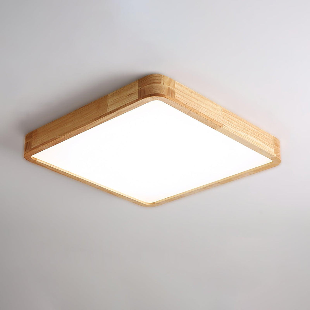 Doga Wood Flush Mount Ceiling Light