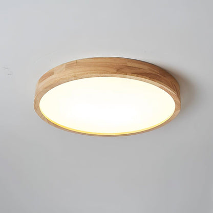 Doga Wood Flush Mount Ceiling Light