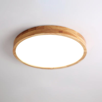 Doga Wood Flush Mount Ceiling Light