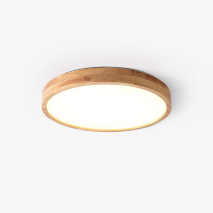 Doga Wood Flush Mount Ceiling Light