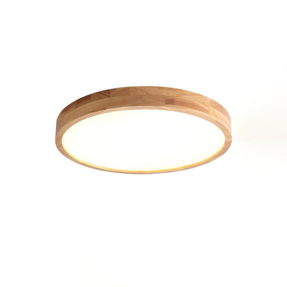 Doga Wood Flush Mount Ceiling Light