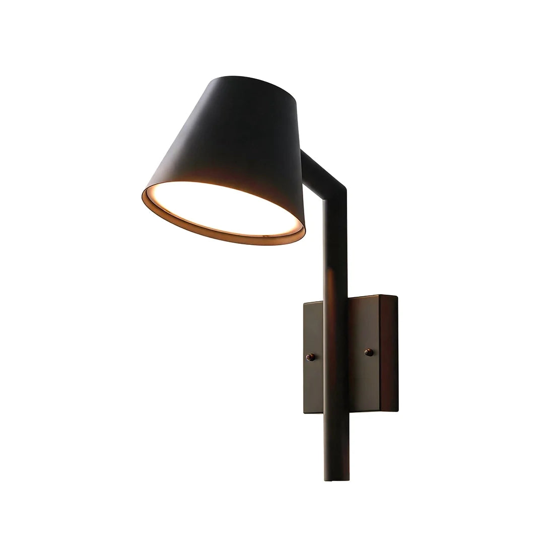 Pommard Angular Cone Outdoor Wall Sconce