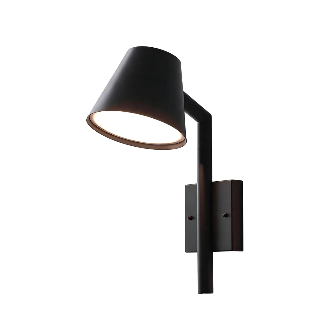 Pommard Angular Cone Outdoor Wall Sconce