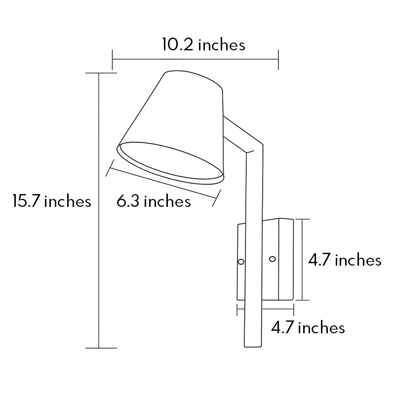 Pommard Angular Cone Outdoor Wall Sconce