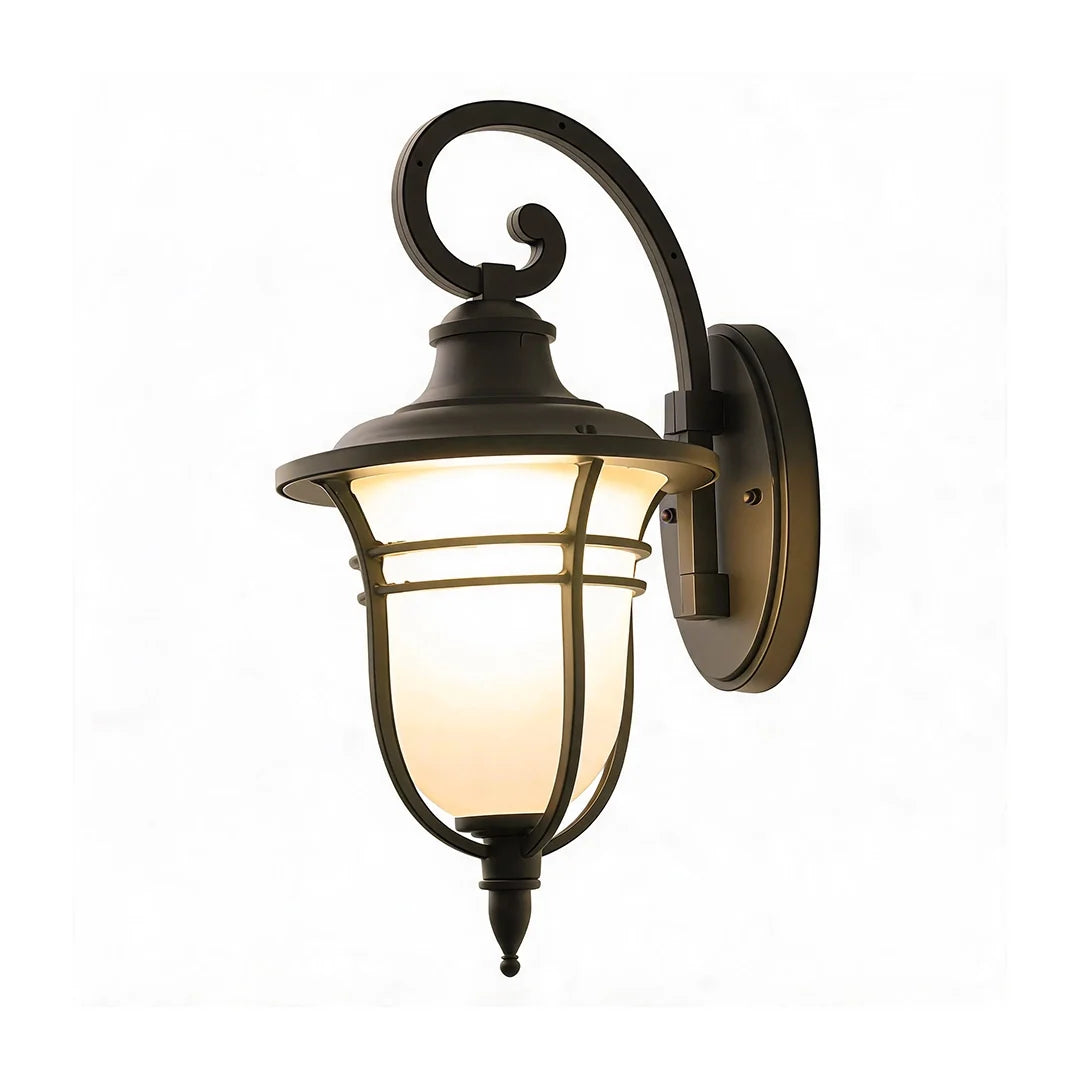 Quillan Classic Lantern Outdoor Wall Sconce