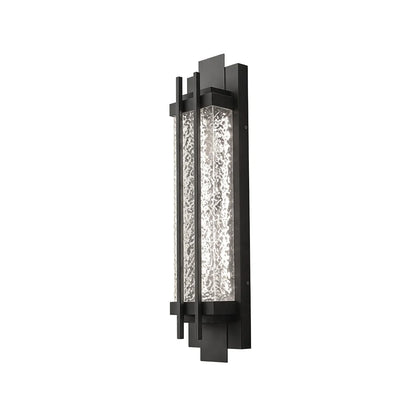 Kervel Linear Black Steel Outdoor Wall Light