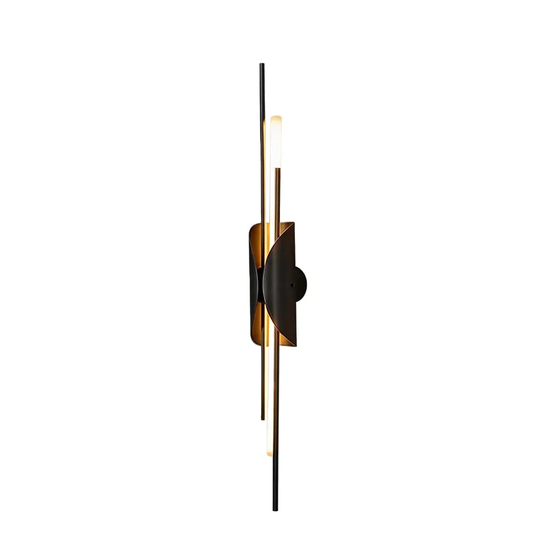 Verlaine Linear Brass Wall Sconce