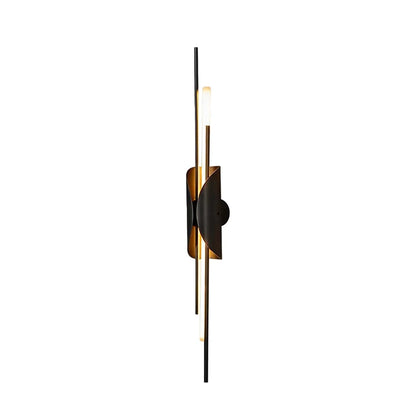 Verlaine Linear Brass Wall Sconce