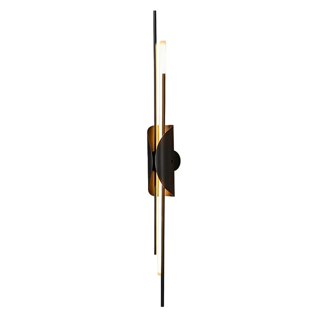 Verlaine Linear Brass Wall Sconce