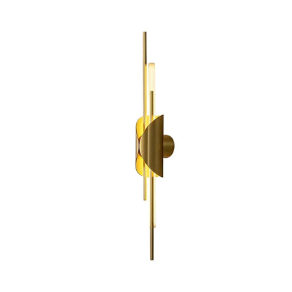 Verlaine Linear Brass Wall Sconce