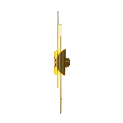 Verlaine Linear Brass Wall Sconce