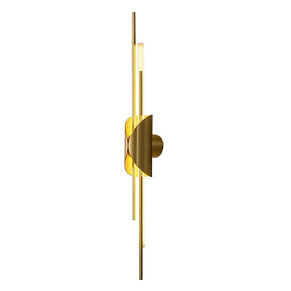Verlaine Linear Brass Wall Sconce