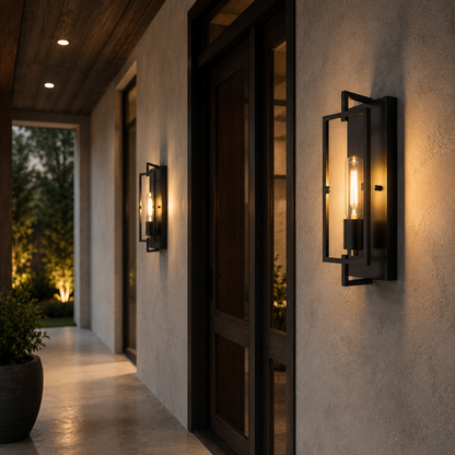 Axis Industrial Rectangular Wall Sconce