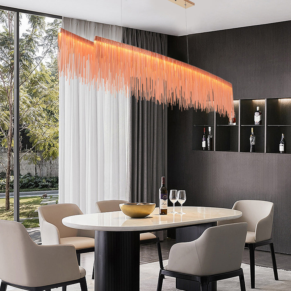 Solene Chain Tassel LED Chandelier