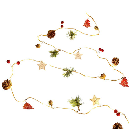 Pinewick Pine Cone Christmas String Lights