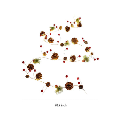 Pinewick Pine Cone Christmas String Lights