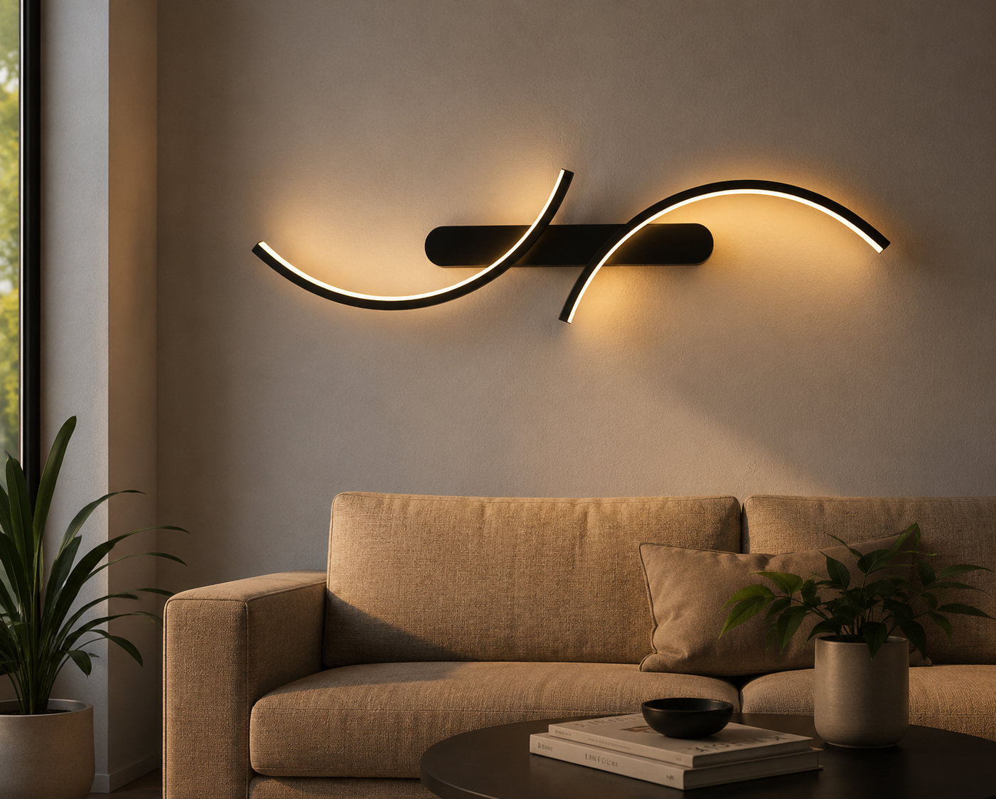 Soléa Curved LED Wall Light