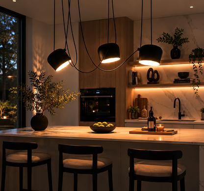 Seralume Modern Drum Pendant Chandelier