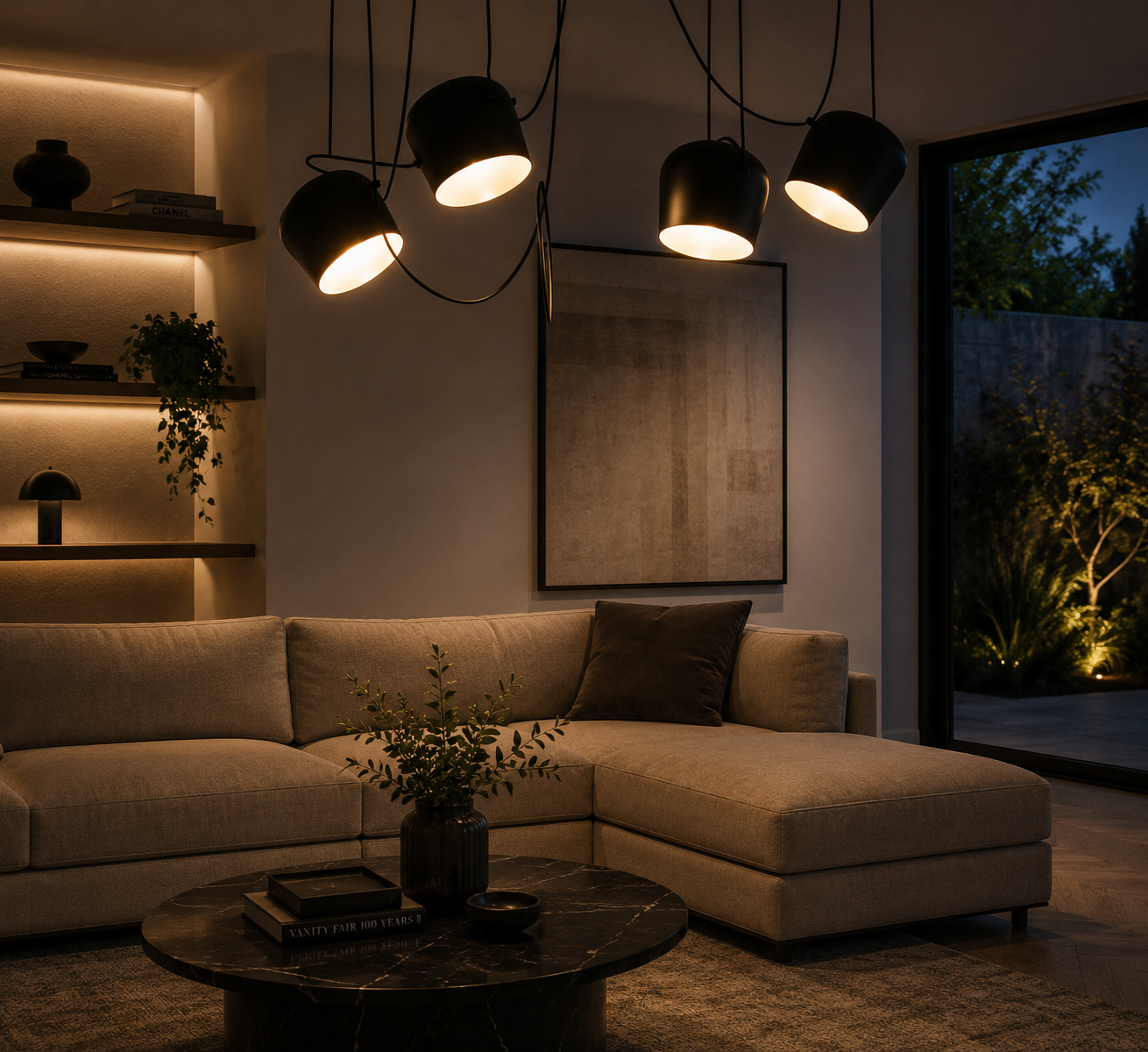 Seralume Modern Drum Pendant Chandelier