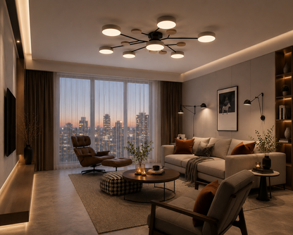 Lunara Modern LED Chandelier