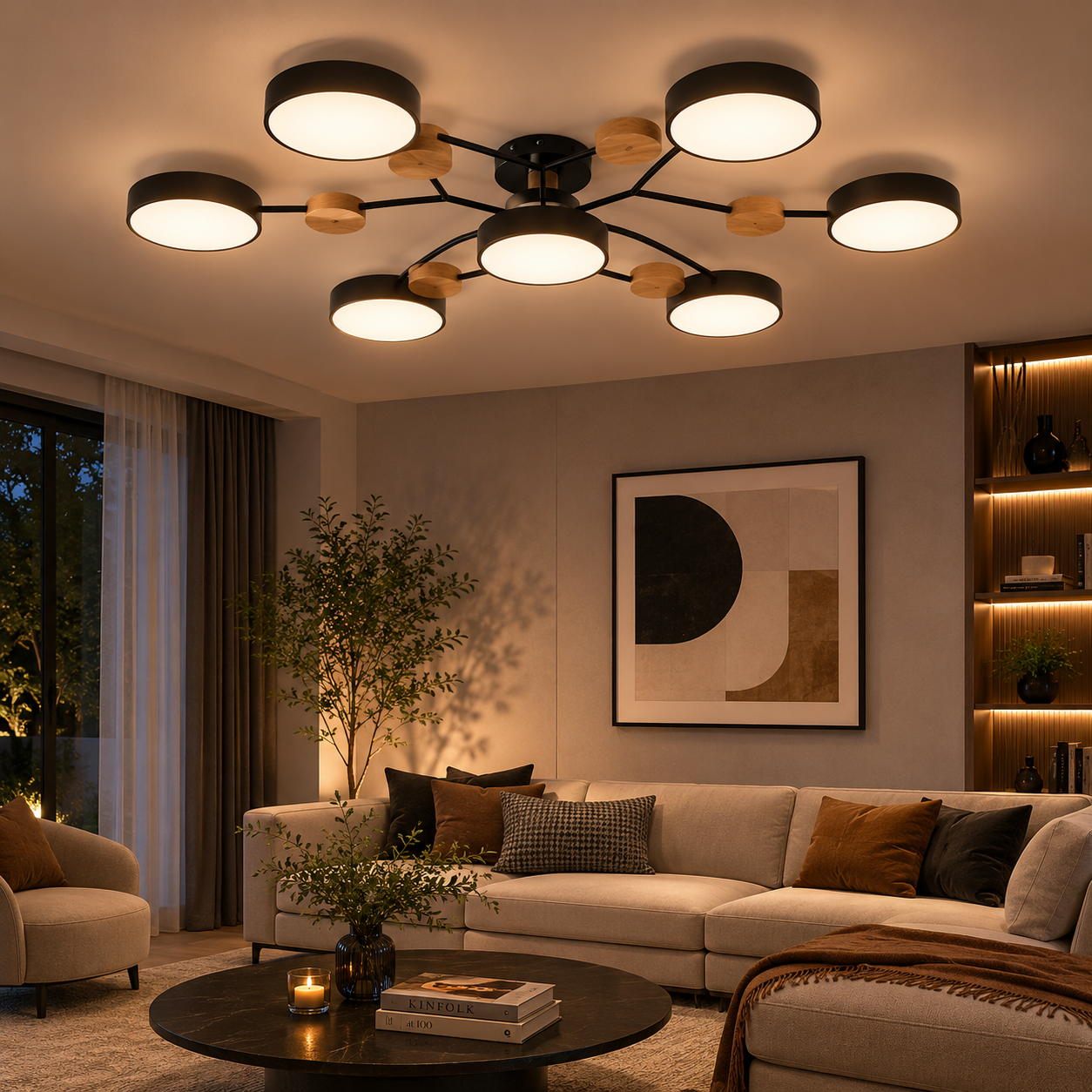 Lunara Modern LED Chandelier