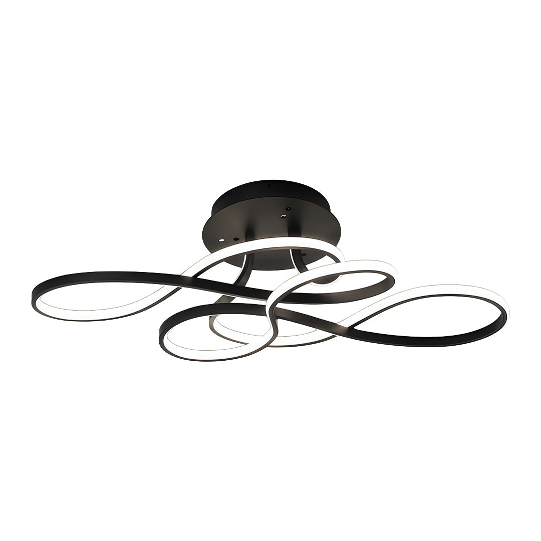 Lisse Curved Ribbon LED Ceiling Light