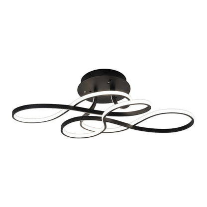 Lisse Curved Ribbon LED Ceiling Light