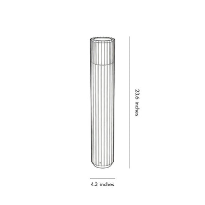 Veyra Modern Outdoor LED Bollard Light