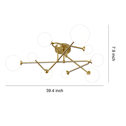Auric Magic Bean Gold Ceiling Light