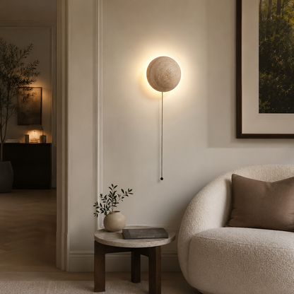 Nara Travertine Wall Sconce