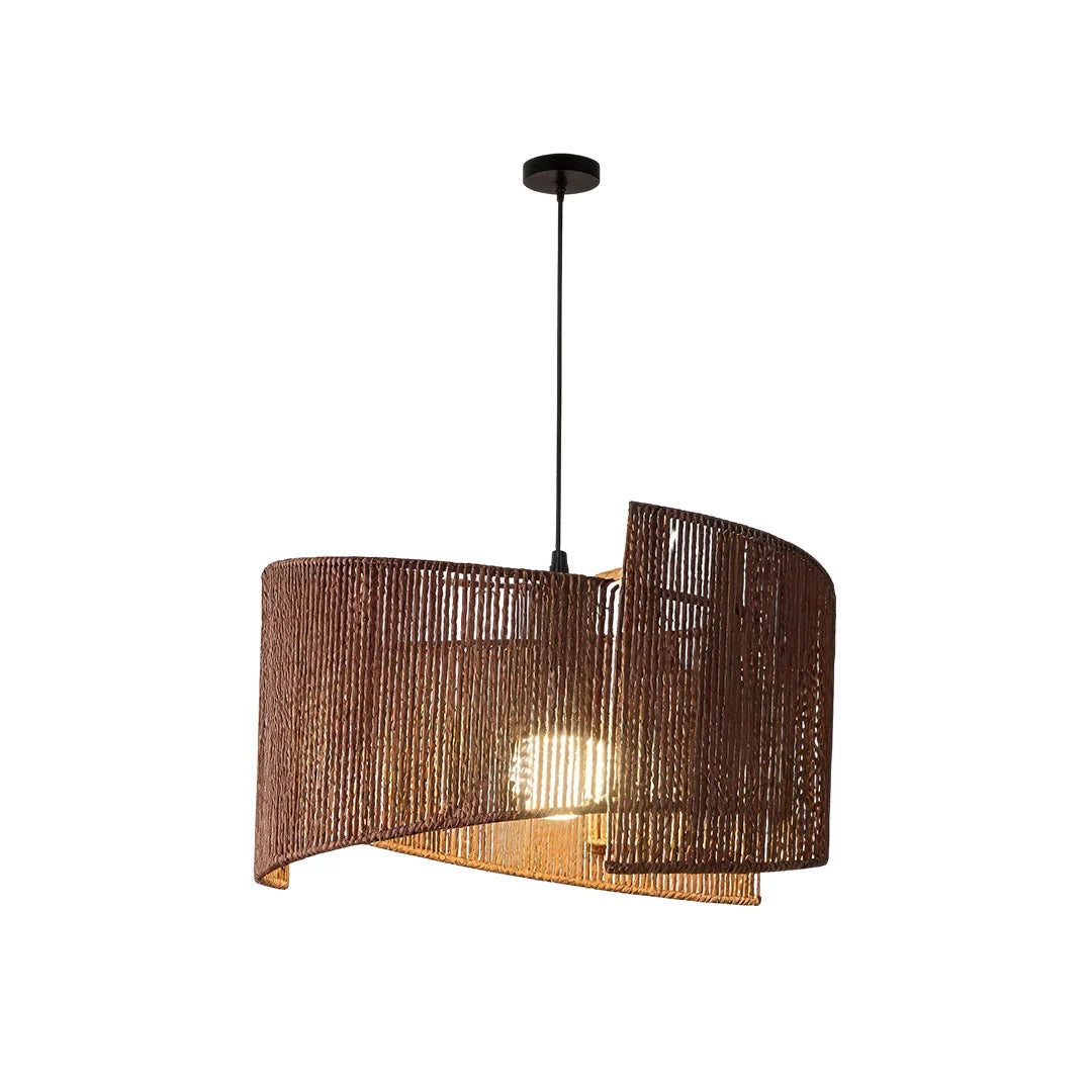 Marlo Rattan Woven Pendant